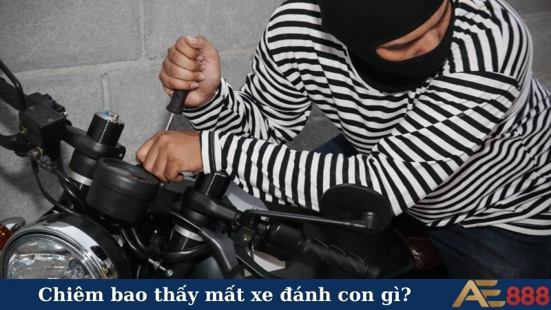 Chiêm bao thấy mất xe đánh con gì?