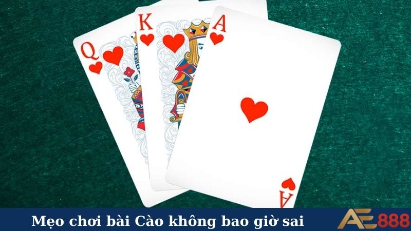 Mẹo chơi bài Cào không bao giờ sai