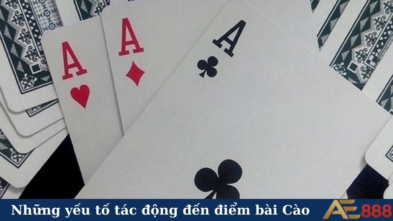 Những yếu tố tác động đến điểm bài Cào