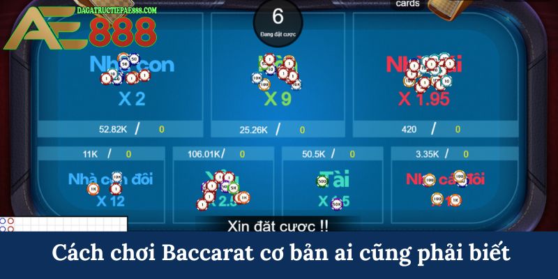 Cách chơi Baccarat cơ bản ai cũng phải biết