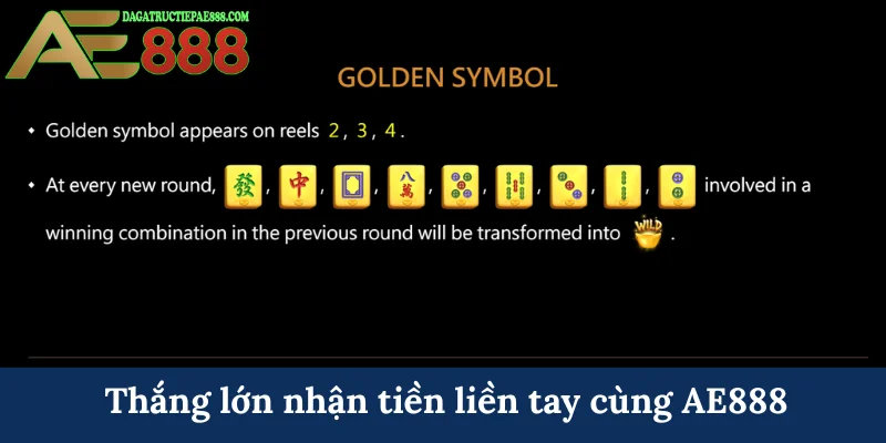 Thắng lớn nhận tiền liền tay cùng AE888