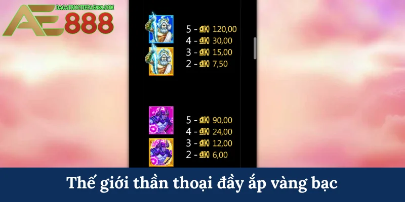 Thế giới thần thoại đầy ắp vàng bạc