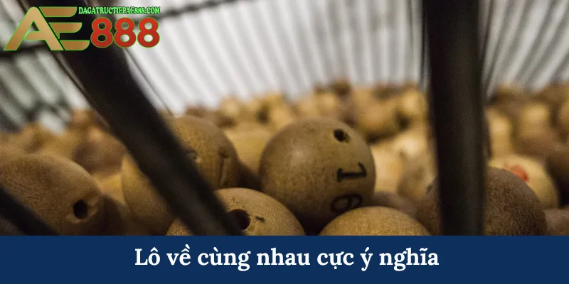Lô về cùng nhau cực ý nghĩa