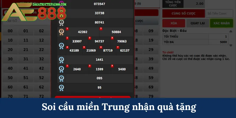 Soi cầu miền Trung nhận quà tặng